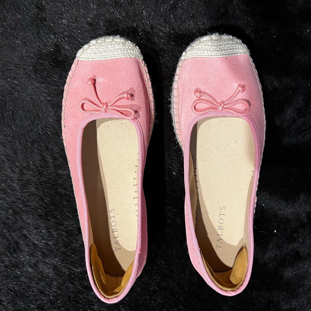 2 inch espadrilles style Talbots , never worn